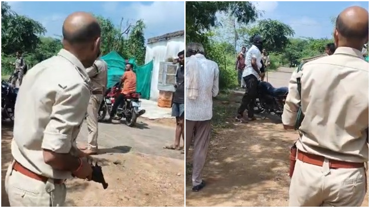 रेत माफिया बेखौफ: जेसीबी छुड़ाने गई वन टीम पर किया हमला, रेंजर ने किए हवाई फायर 