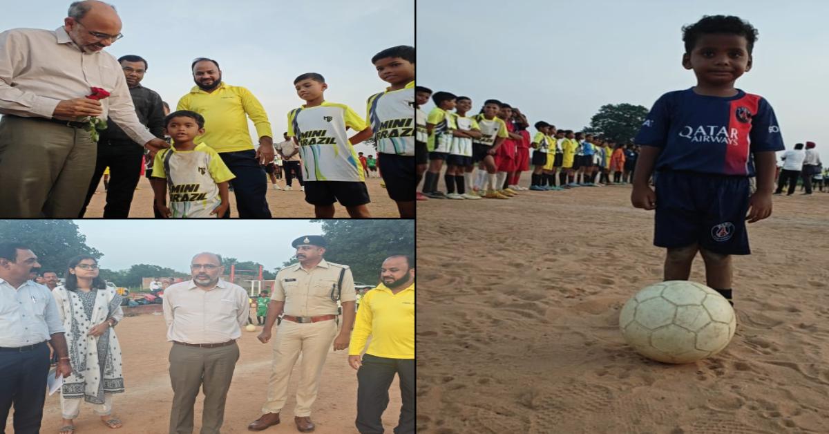 फिर सुर्खियों में MP का ‘मिनी ब्राजाल’ विचारपुर: प्रमुख सचिव ने खिलाड़ियों का बढ़ाया हौसला, अंतरराष्ट्रीय स्तर का फुटबॉल ग्राउंड उपलब्ध कराने का दिलाया भरोसा