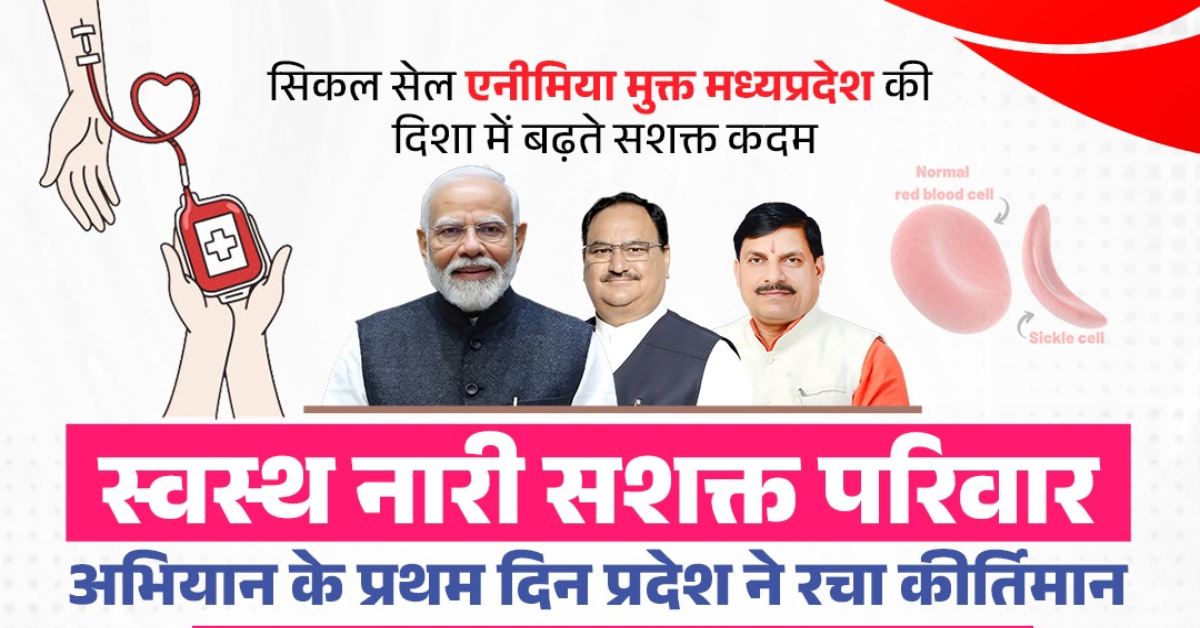 MP ने रचा एक और कीर्तिमान: देशभर में सबसे अधिक 14,573 यूनिट किया रक्तदान, CM डॉ मोहन बोले- सिकल सेल एनीमिया मुक्त की दिशा में सशक्त कदम
