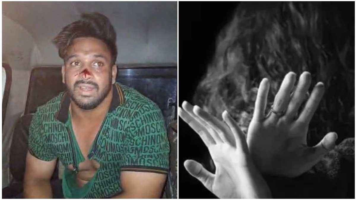 गरबा देखने गई युवती से छेड़छाड़: शोर मचाने पर भीड़ ने युवक की जमकर की पिटाई, बजरंग दल ने आरोपी को पकड़कर पुलिस को सौंपा 