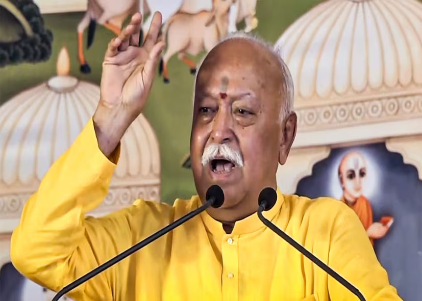 भारत को उभरी समस्याओं से निपटने के लिए खुद रास्ता बनाना होगा, आंख मूंदकर आगे नहीं बढ़ सकते: मोहन भागवत