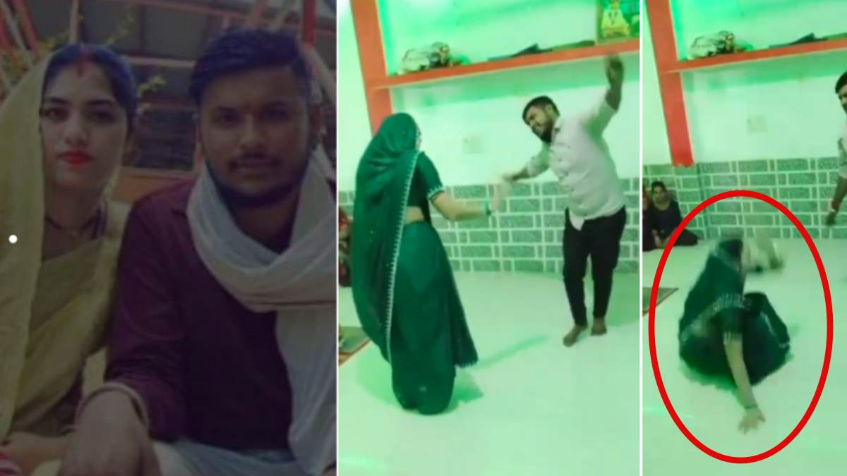 पति के साथ गरबा खेलने के दौरान महिला को आया हार्ट अटैक, देवी मां के सामने तोड़ा दम, रोंगटे खड़े कर देगा ये Video