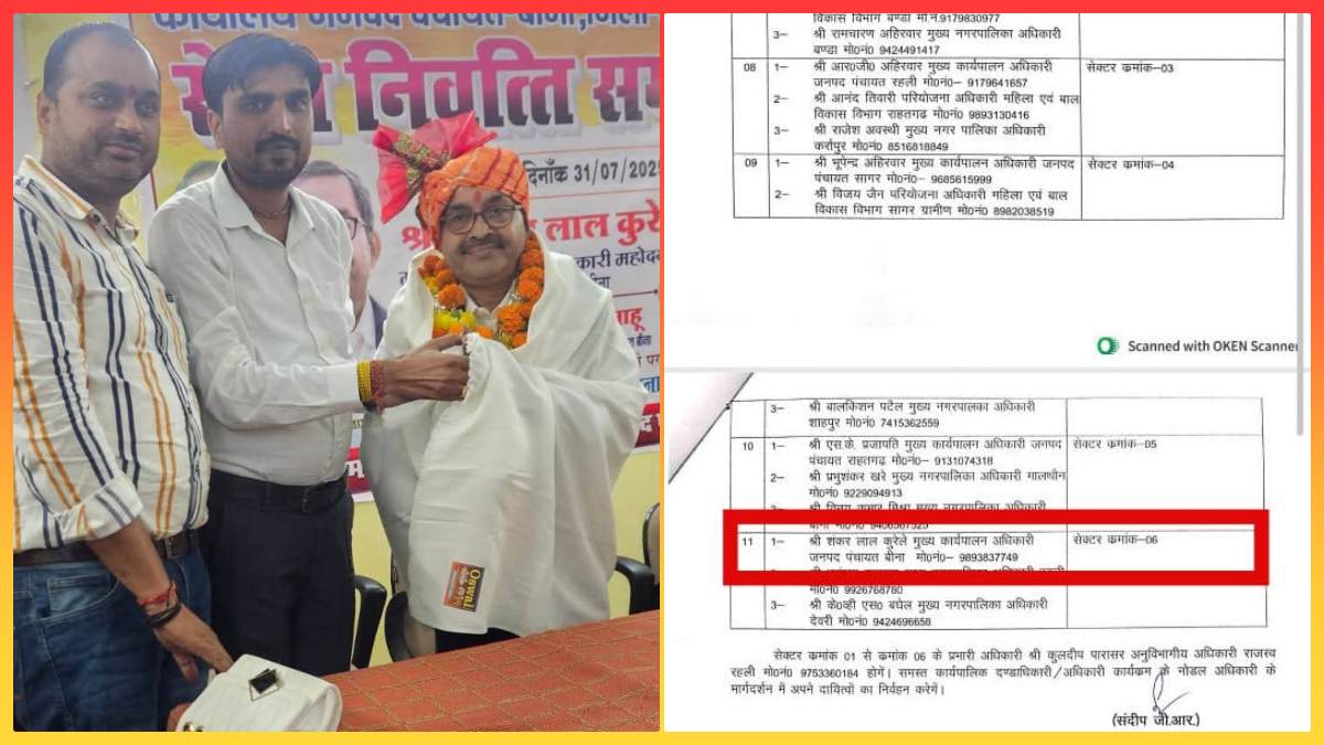ये क्या! मुख्यमंत्री के कार्यक्रम में लगा दी रिटायर्ड अधिकारी की ड्यूटी, कलेक्टर ने जारी कर दिया आदेश