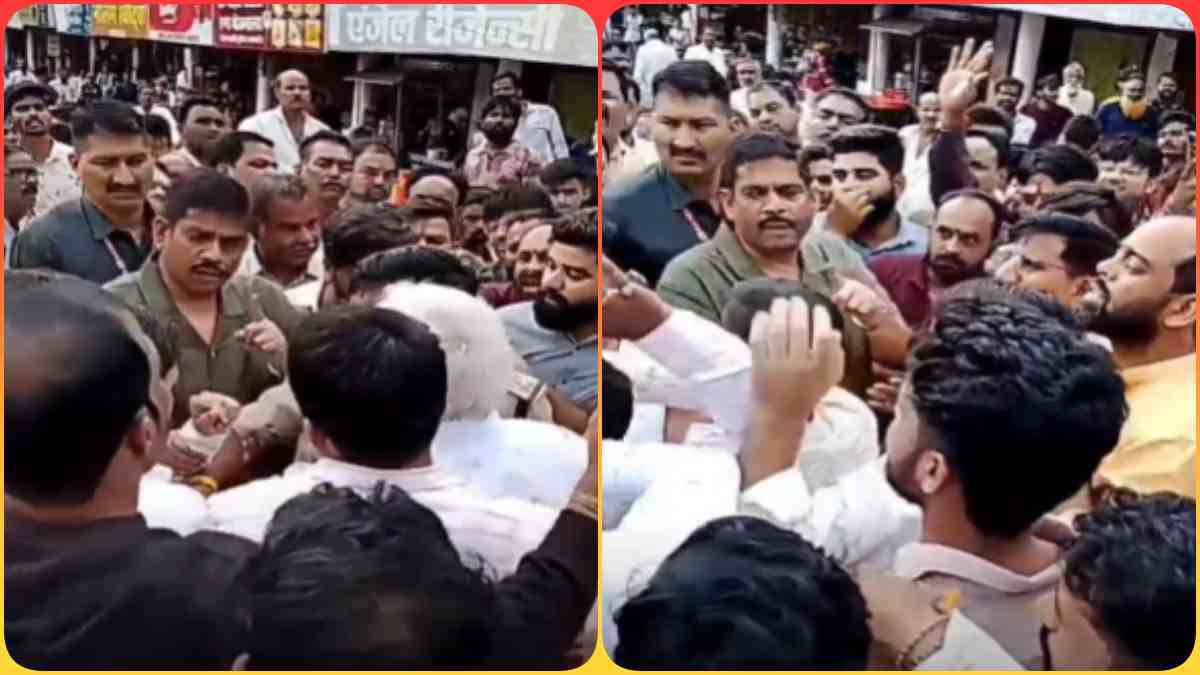 BJP MLA भूले मर्यादा: कांग्रेस कार्यकर्ता को सरेआम दी मां की गाली, PM मोदी की मां का अपमान करने पर किया था प्रदर्शन
