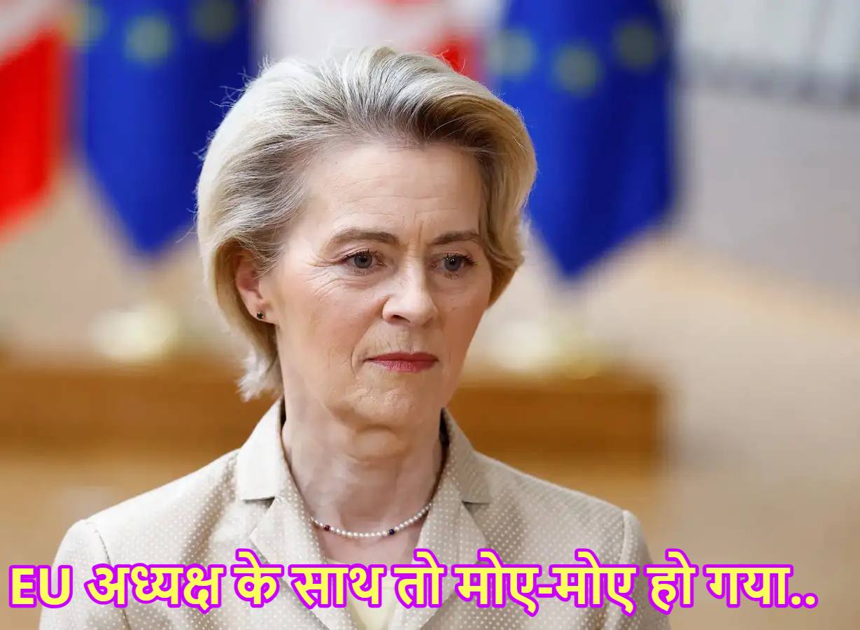 यूरोपीय संघ की अध्यक्ष के विमान का GPS सिस्टम अचानक हुआ जाम, रूस का हाथ होने का शक