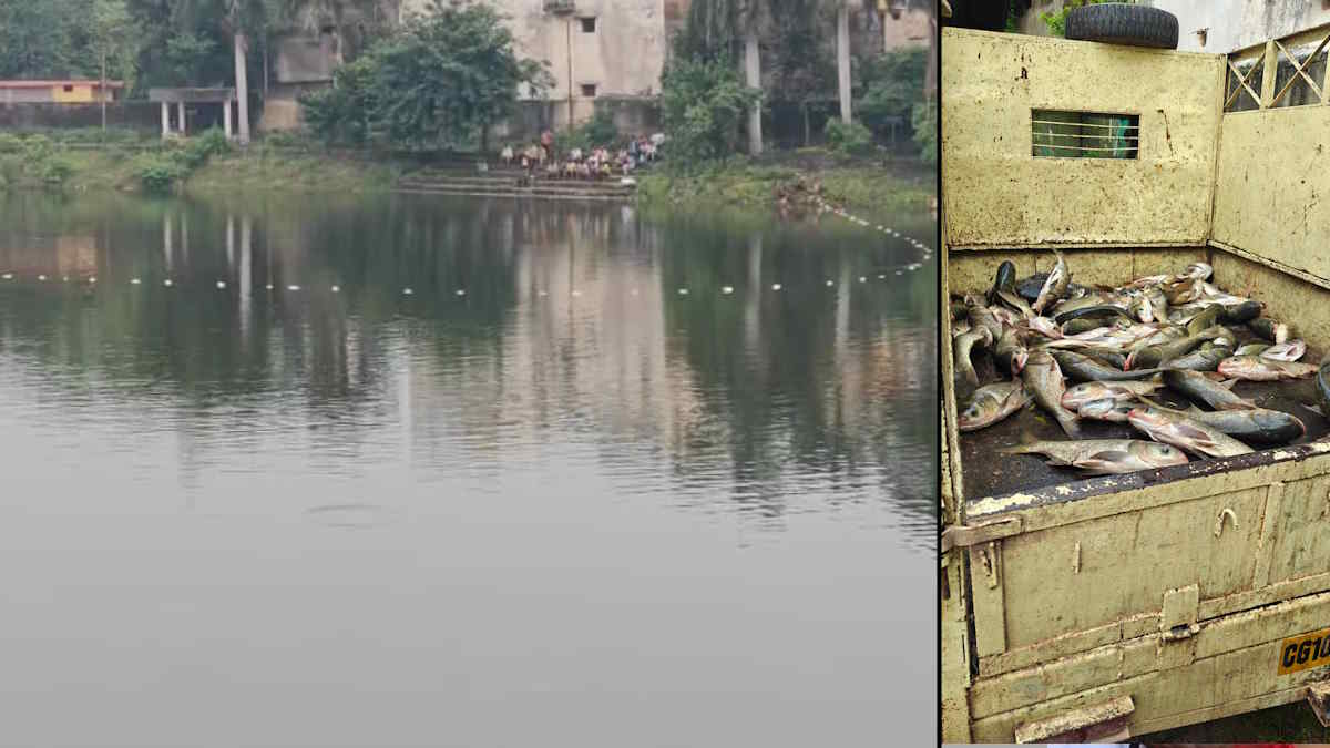 प्रतिबंध के बावजूद सांस्कृतिक धरोहर परमेश्वरी सरोवर में मछुआरों ने पकड़ी मछली, आस्था का उड़ाया मजाक…