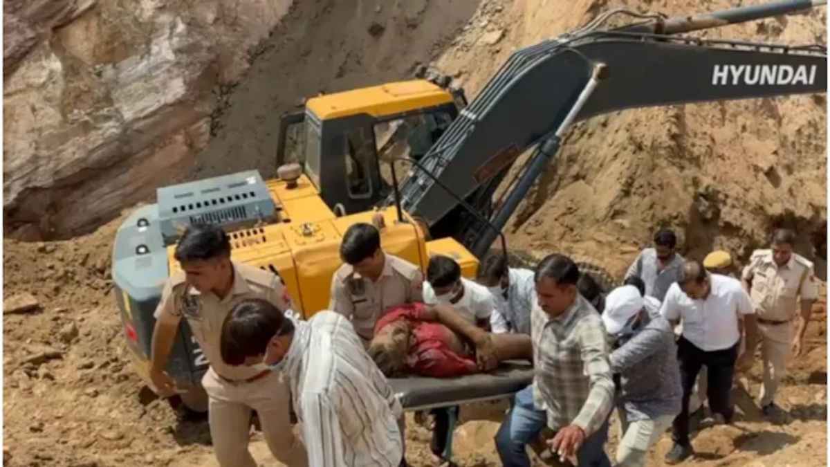 Rajasthan News : खदान का बड़ा हिस्सा अचानक गिरा, मलबे में दबने से युवक की मौत