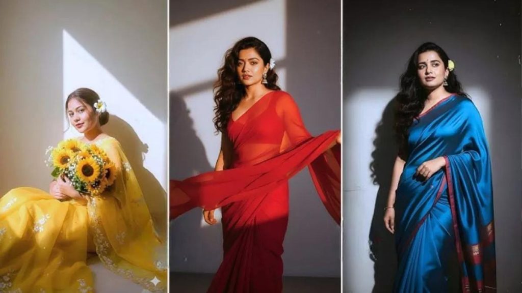 Vintage Saree Photo Trend