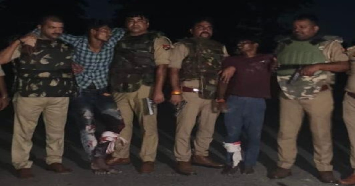 मुठभेड़ में निकल गई मस्ती : पुलिस और दो बदमाशों के बीच एनकाउंटर, गोली लगने से दोनों घायल, छात्राओं से करते थे छेड़छाड़