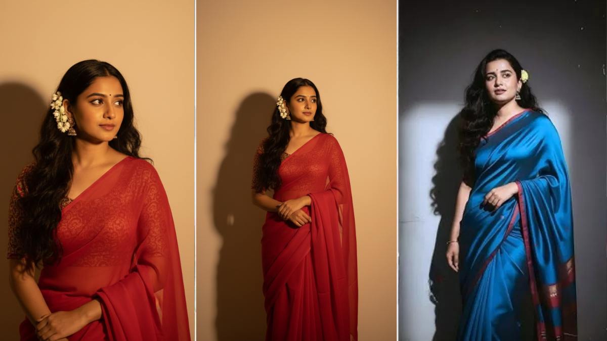 Vintage Saree Photo Trend: Ghibli और 3D मॉडल के बाद छाया 90’s मूड वाला विंटेज साड़ी फोटो ट्रेंड