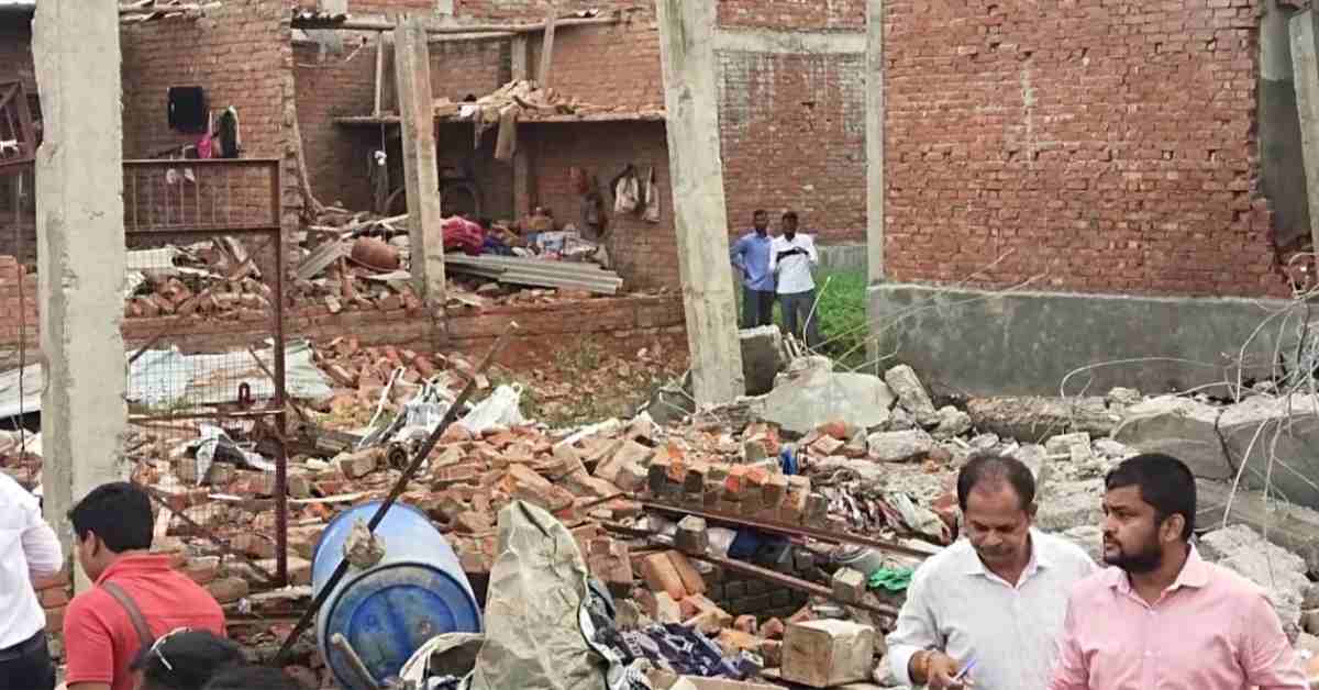 धमाके से फिर दहला गुडंबा: जल जीवन मिशन की पानी की टंकी में दरार, इस वजह से हुआ विस्फोट