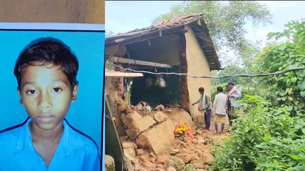 CG News : कच्चे मकान की दीवार गिरने से मासूम की मौत, दादी की हालत गंभीर