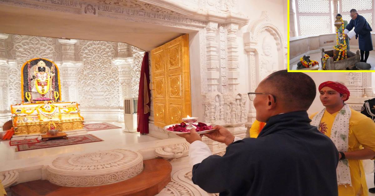 रामलला के दर्शन को पहुंचे भूटान के प्रधानमंत्री : राम दरबार में किया साष्टांग प्रणाम, भगवान शिव का किया जलाभिषेक, चरणामृत भी लिया, देखिए तस्वीर