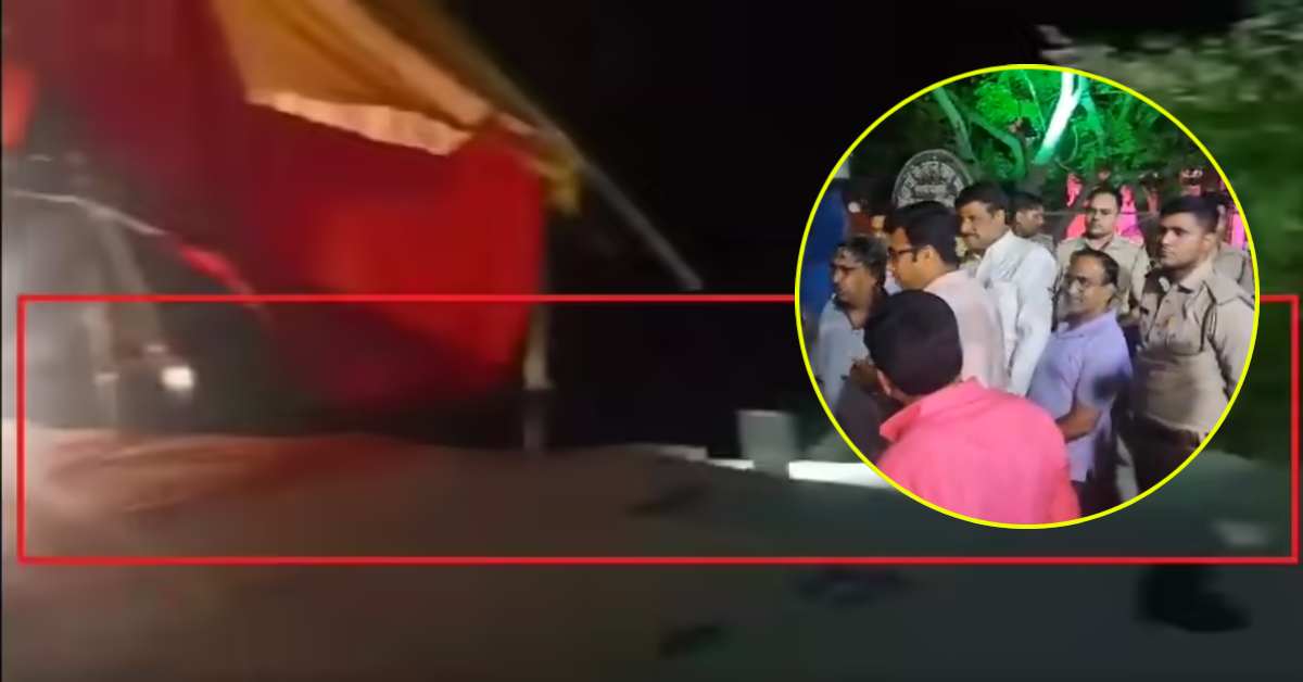 आगरा में बड़ा हादसा: महालक्ष्मी मंदिर की दीवार यमुना में गिरी, 20 से ज्यादा लोग बहे