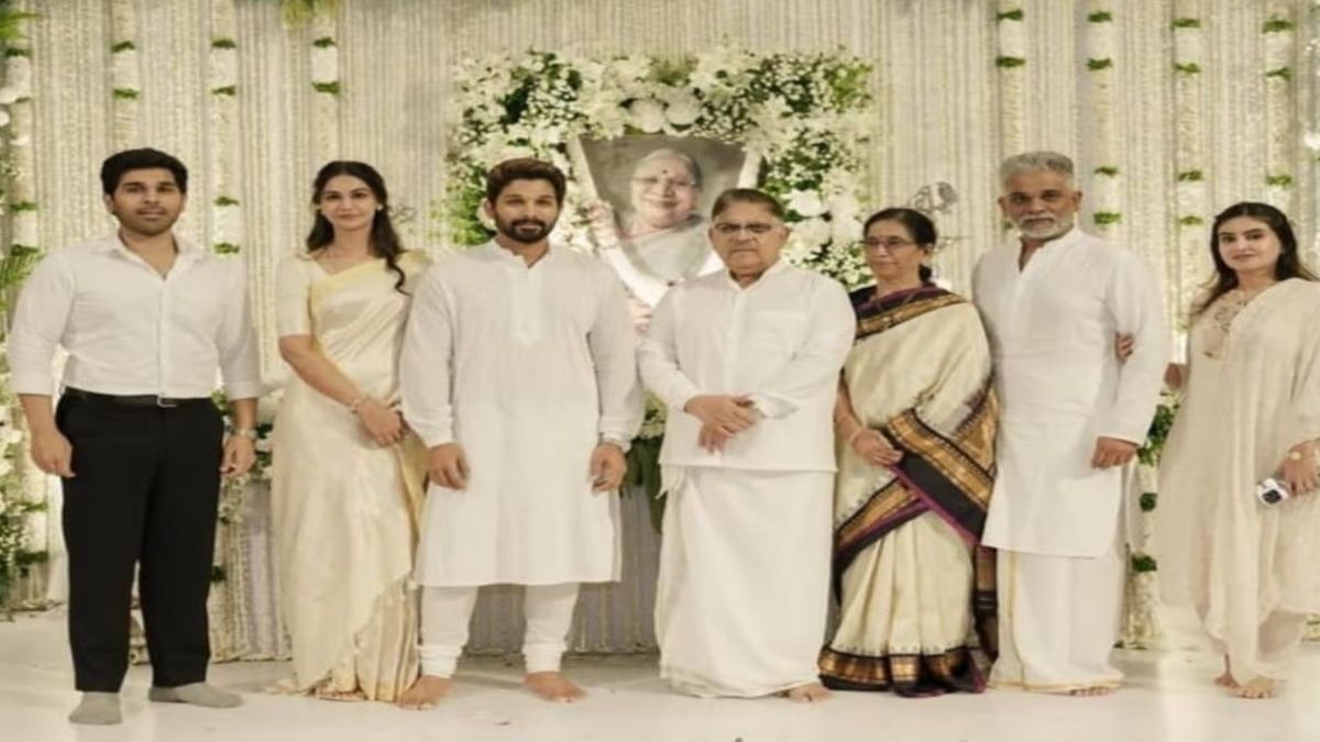 Allu Arjun की दादी के प्रार्थना सभा में शामिल हुए कई दिग्गज, एक्टर ने पोस्ट शेयर जताया आभार …
