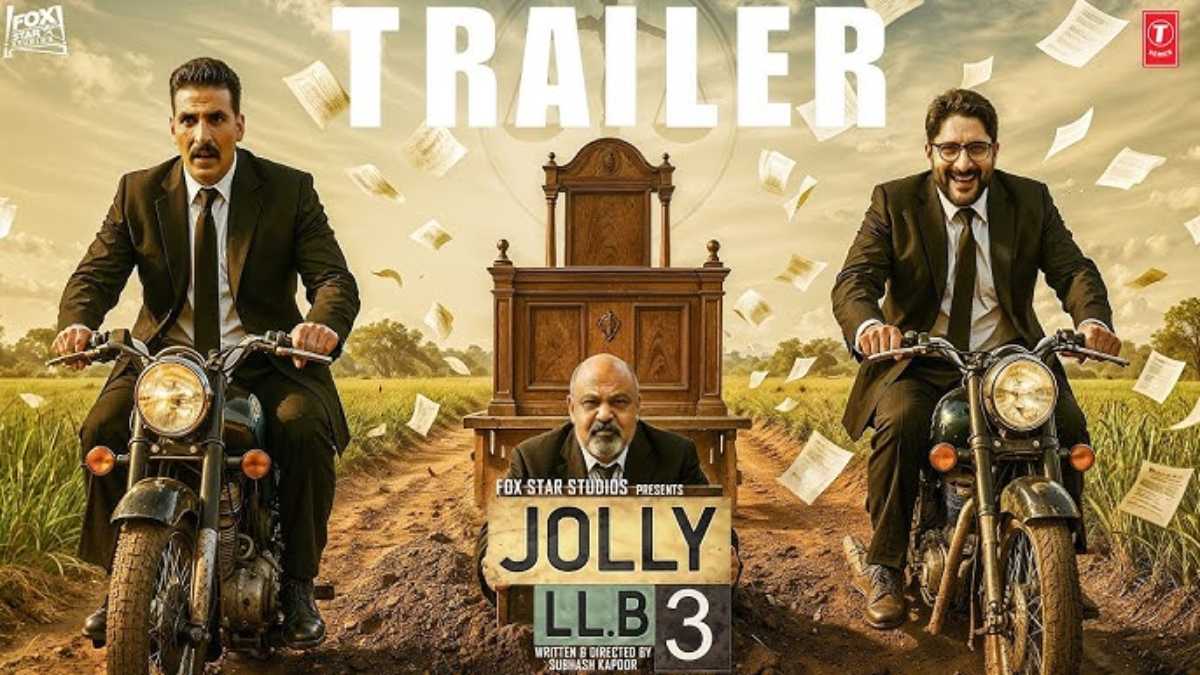 कॉमेडी, इमोशनल और सामाजिक मुद्दे पर बनी Jolly LLB 3 का ट्रेलर रिलीज, किसानों के इर्द-गिर्द घूम रही है कहानी …