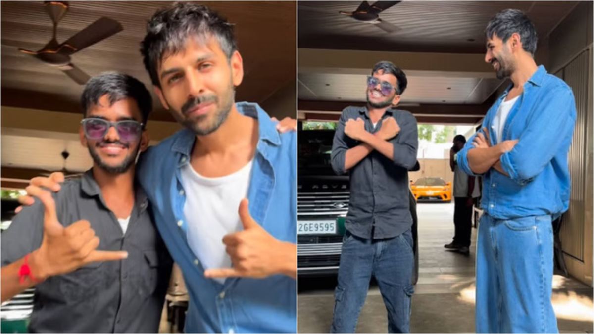 वाराणसी से मुंबई आए मूक बधिर फैन से मिलकर खुश हुए Kartik Aaryan, वीडियो शेयर कर लिखा- मैंने जरूर बहुत अच्छे कर्म किए …