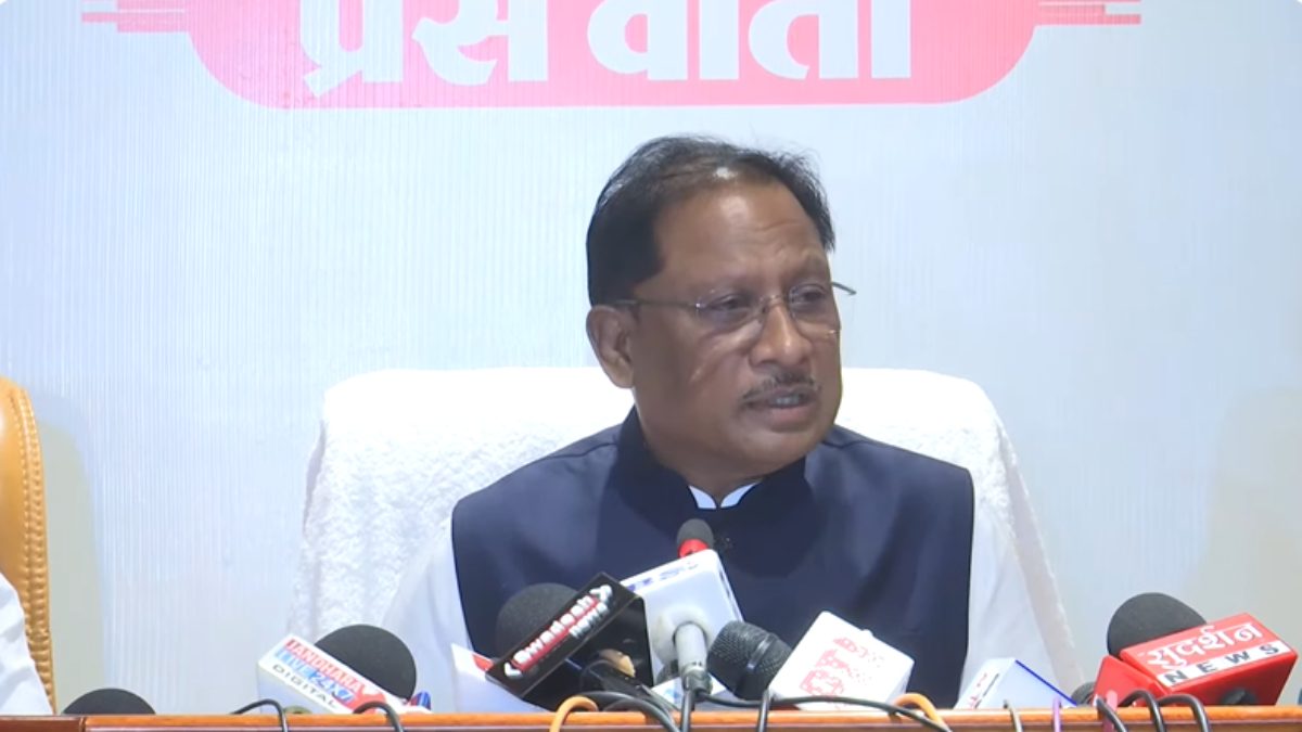 GST 2.0 पर CM विष्णुदेव साय ने की प्रेस कॉन्फ्रेंस : बताया कैसे मिलेगा किसानों और आम जनता को लाभ, कहा- जीएसटी का मतलब अब Good and Simple Tax