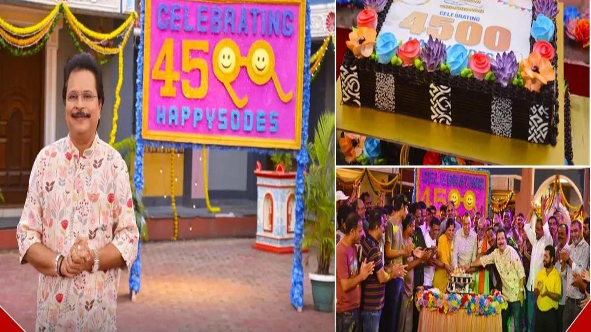 Taarak Mehta Ka Ooltah Chashmah के 4500 एपिसोड हुए पूरे, Asit Kumarr Modi ने टीम के साथ किया सेलिब्रेशन …