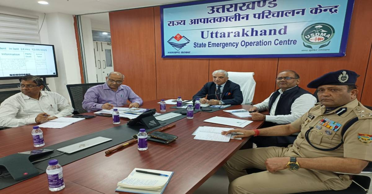 NDMA विभागाध्यक्ष ने की क्षति की समीक्षा, पुनर्निर्माण में टिकाऊ और पर्यावरण-संवेदनशील विकास पर जोर