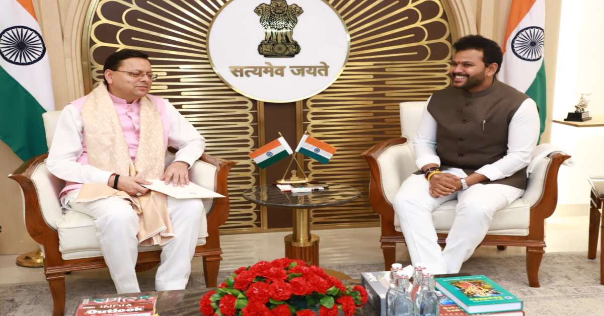 मुख्यमंत्री पुष्कर सिंह धामी ने नागरिक उड्डयन मंत्री किंजरापु राममोहन नायडू से की मुलाकात, इन मुद्दों पर हुई चर्चा…