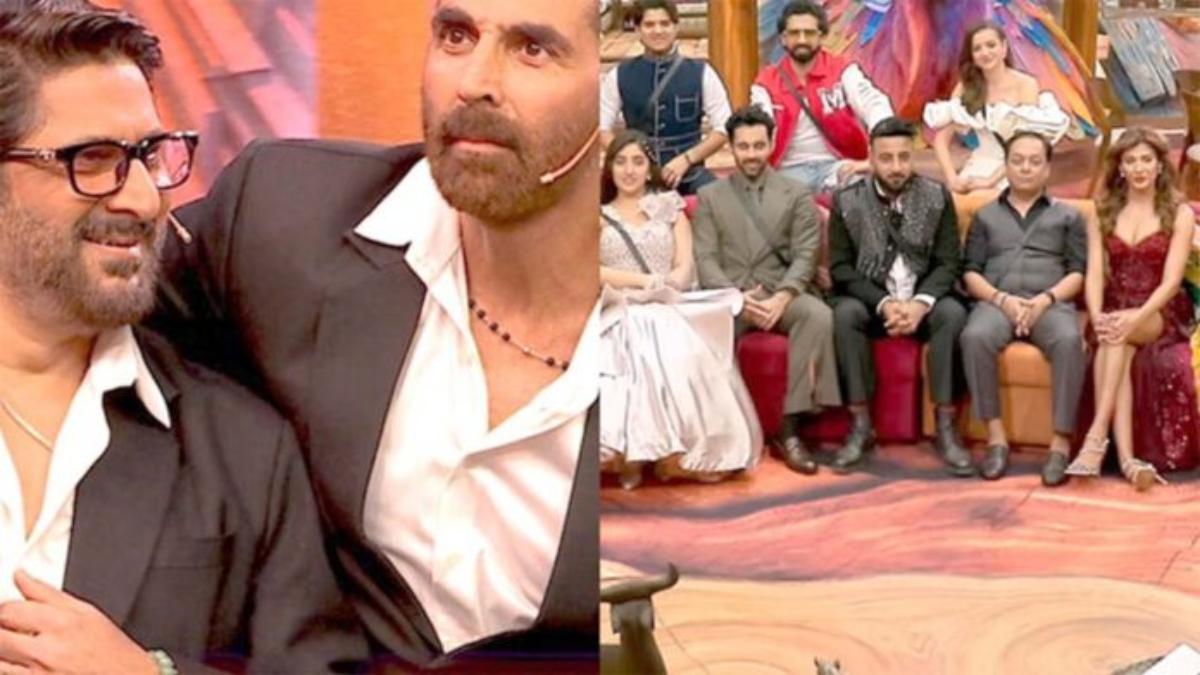 Bigg Boss 19 : Akshay Kumar और Arshad Warsi ने फनी अंदाज में लगाई प्रतियोगियों की क्लास, हंस-हंसकर लोटपोट हुए कंटेस्टेंट …