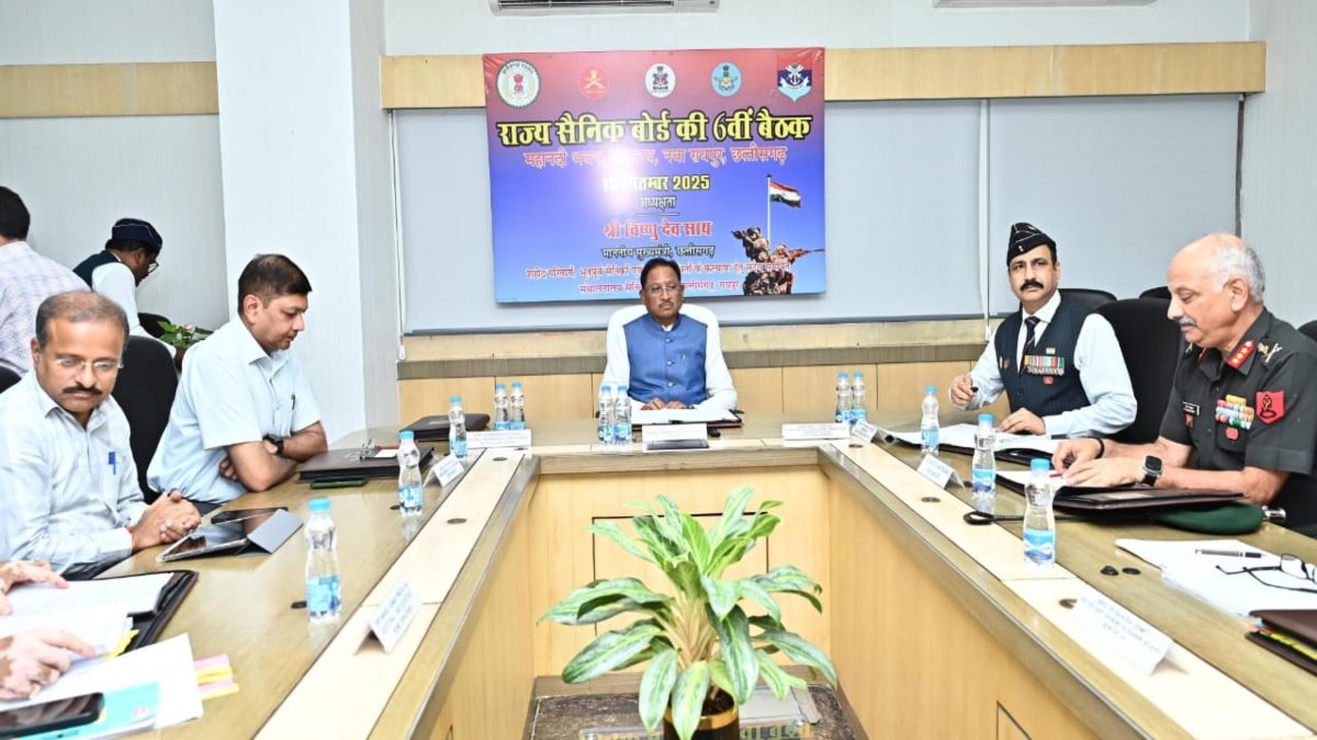 राज्य सैनिक बोर्ड की बैठक में साय सरकार का बड़ा फैसला : शहीद सैनिकों के आश्रितों को 50 लाख, परमवीर चक्र प्राप्त वीर जवानों को मिलेगी 1 करोड़ की अनुग्रह राशि