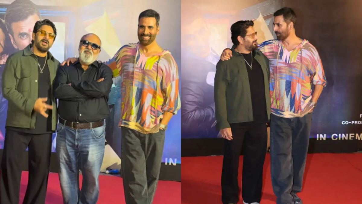 Jolly LLB 3 की स्क्रीनिंग में Akshay Kumar, Arshad Warsi और Saurabh Shukla की तिकड़ी ने की मस्ती, ये एक्टर्स भी आए नजर …