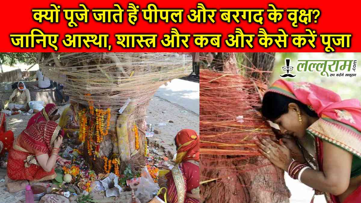 क्यों पूजे जाते हैं पीपल और बरगद के वृक्ष? जानिए आस्था, शास्त्र और कब और कैसे करें पूजा