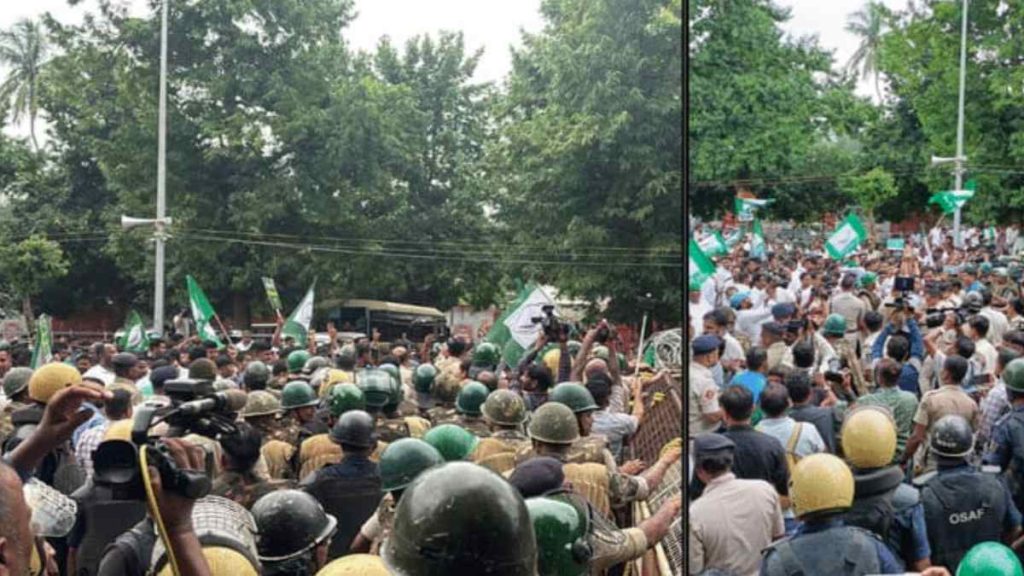 Odisha Assembly Protest
