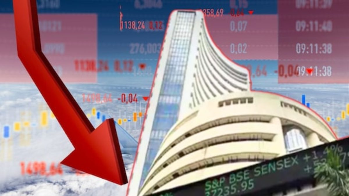 Stock Market : अचानक धड़ाम हुआ शेयर बाजार, सेंसेक्स 350 अंक टूटा, निफ्टी भी फिसला …