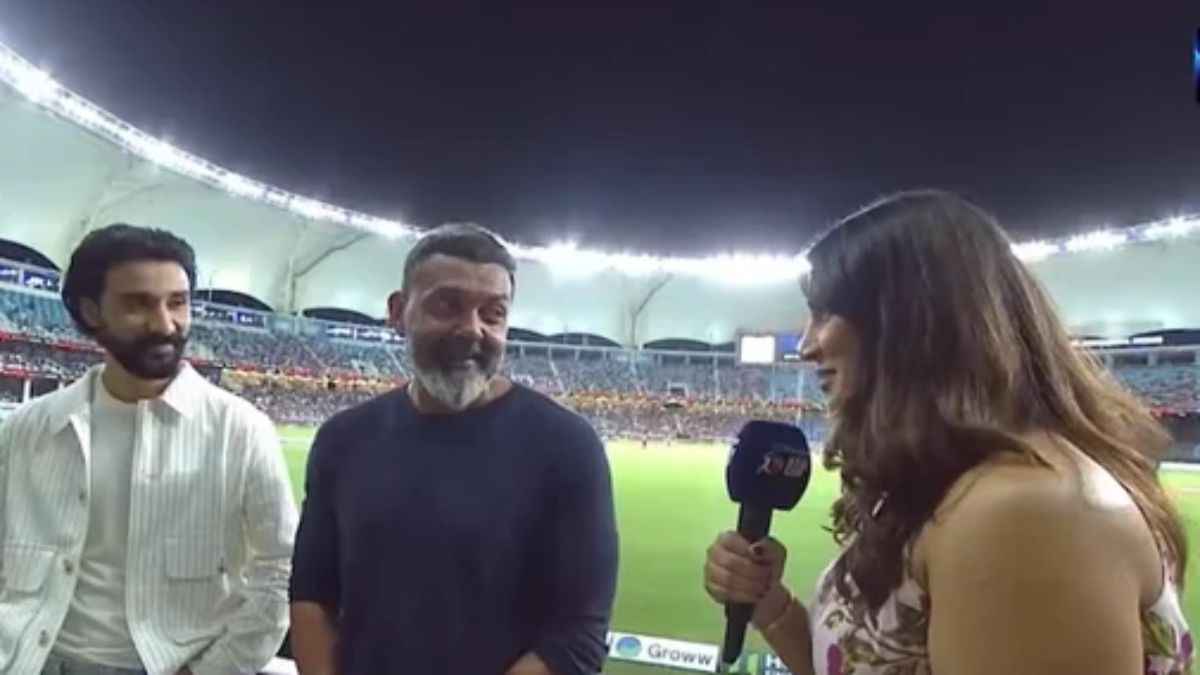 Ind vs Ban मैच देखने पहुंचे Bobby Deol और Raghav Juyal, सामने आया The Ba***ds of Bollywood के स्टार्स का वीडियो …