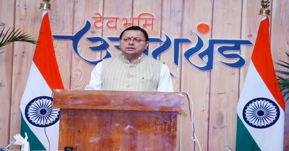 मुख्यमंत्री पुष्कर सिंह धामी ने वर्चुअली कई सड़कों का किया शिलान्यास, 2 लाख से अधिक लोगों को आवागमन  में होगी सुविधा