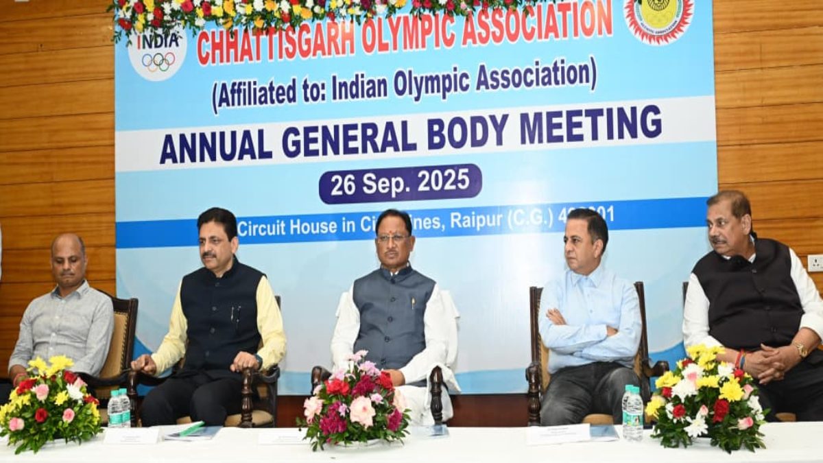 ओलंपिक एसोसिएशन की बैठक में सीएम साय का बड़ा ऐलान, Olympic में भाग लेने वाले प्रतिभागियों को मिलेगा 21 लाख रुपये की प्रोत्साहन राशि