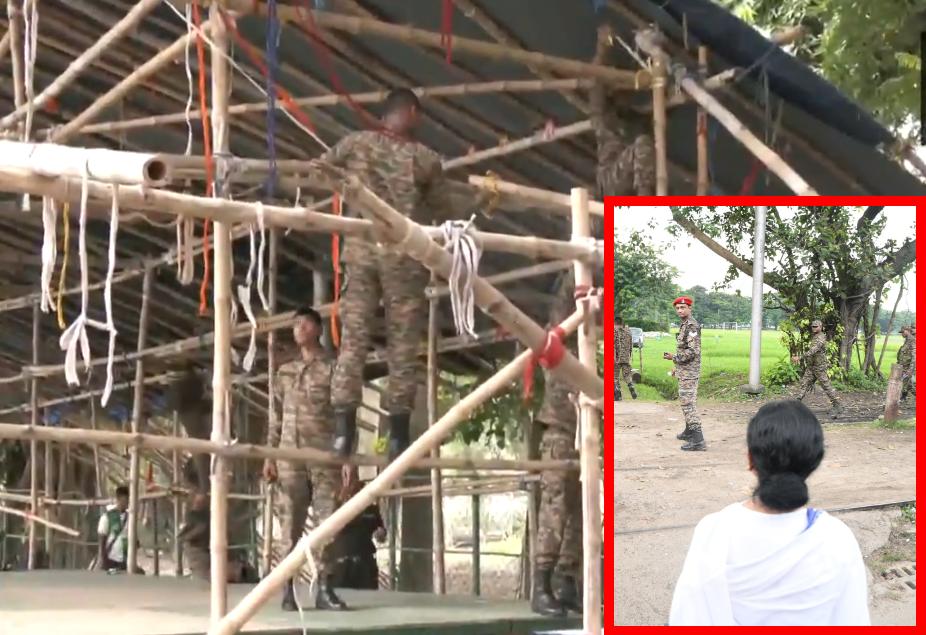 कोलकाता : सेना ने TMC का स्टेज उखाड़कर फेंका तो  आगबबूला हुईं दीदी, BJP पर लगाया शक्ति का दुरुपयोग करने का आरोप