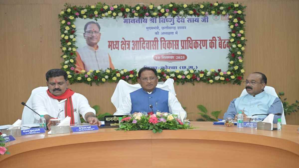 सीएम साय की बड़ी घोषणा, मध्य क्षेत्र आदिवासी विकास प्राधिकरण का बजट 50 करोड़ से बढ़ाकर किए 75 करोड़ रुपए