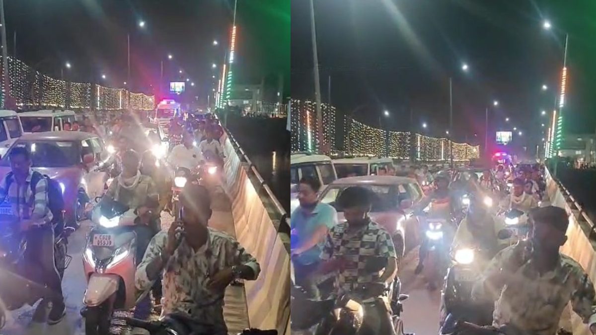 शहर की ट्रैफिक व्यवस्था ध्वस्त : जाम में फंसी एंबुलेंस, लोग भी घंटों फंसे रहे