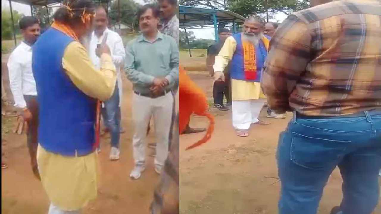 सांसद ने ठेकेदार को लगाई फटकार VIDEO : नल-जल योजना से घरों तक पानी नहीं आने पर भड़के नाग, कहा – ठेकेदारी उतर जाएगी, जनता दौड़ा-दौड़ा कर मारेगी…