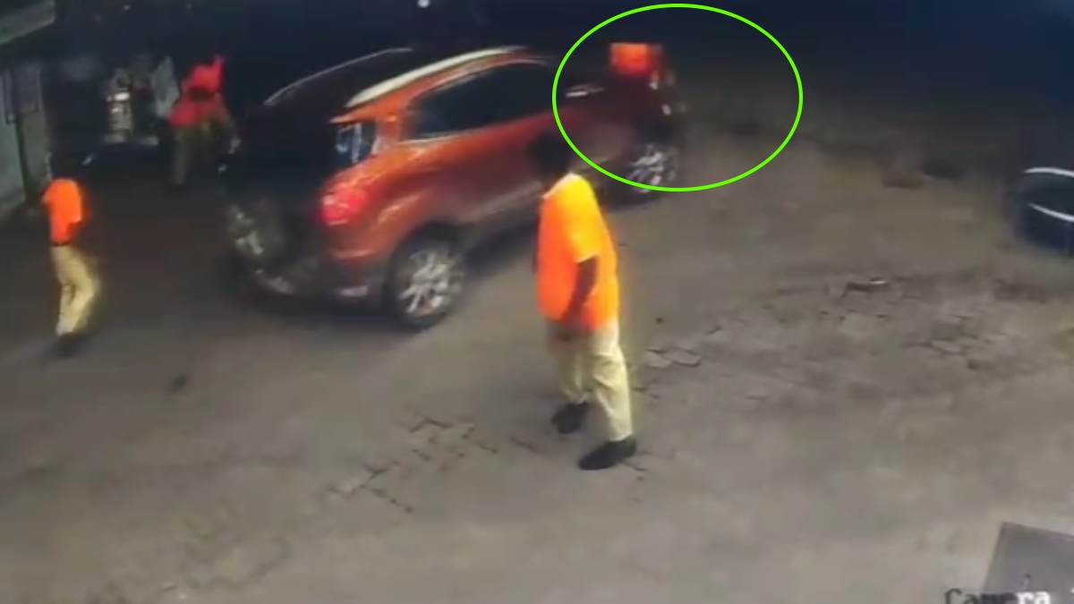 इंदौर में नशे में धुत कार चालक का तांडव: दीवार तोड़कर पेट्रोल पंप में घुसा, रोकने पर कर्मचारी को उड़ाया, चेकिंग से बचने सड़क पर पलटा दी गाड़ी