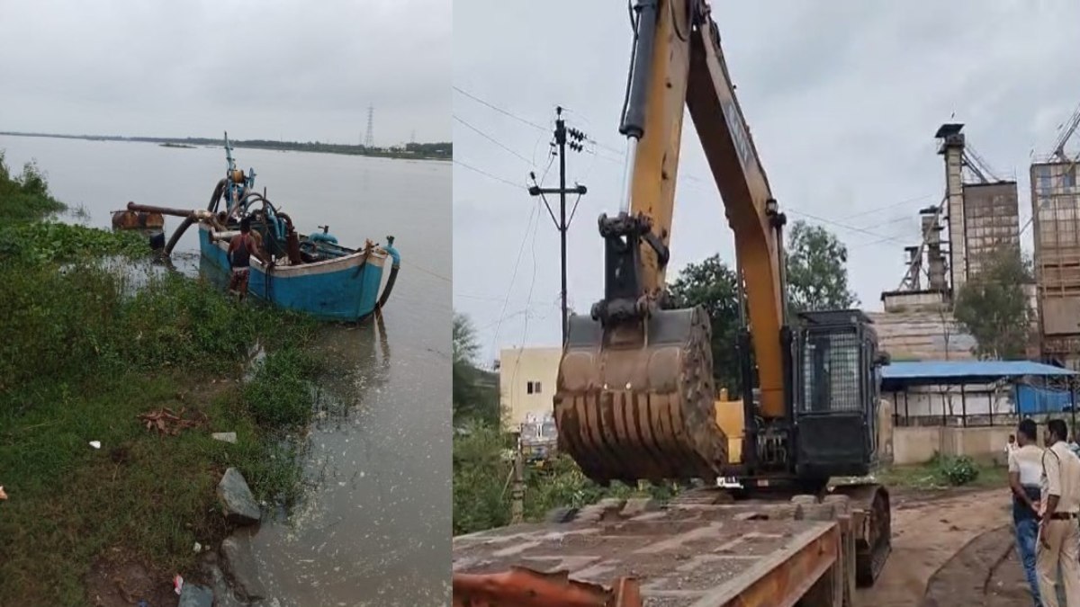 CG News : हाइटेक अवैध रेत उत्खनन पर खनिज विभाग की कार्रवाई, मशीन और पनडुब्बी जब्त