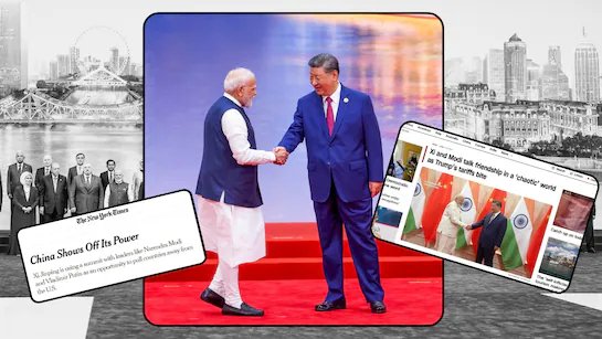 SCO समिट पर वर्ल्ड मीडिया: NYT ने लिखा- चीन ने अपनी ताकत दिखाई, आउटलुक बोला – भारत जैसा ‘पार्टनर’ खो सकता है अमेरिका