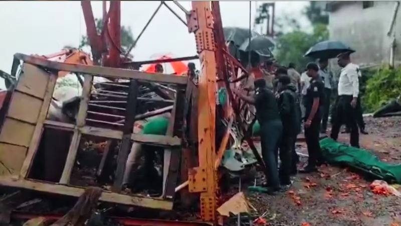 गुजरात के प्रसिद्ध तीर्थस्थल Pavagadh में बड़ा हादसा! Ropeway टूटने से 6 मजदूरों की दर्दनाक मौत ; जांच के आदेश