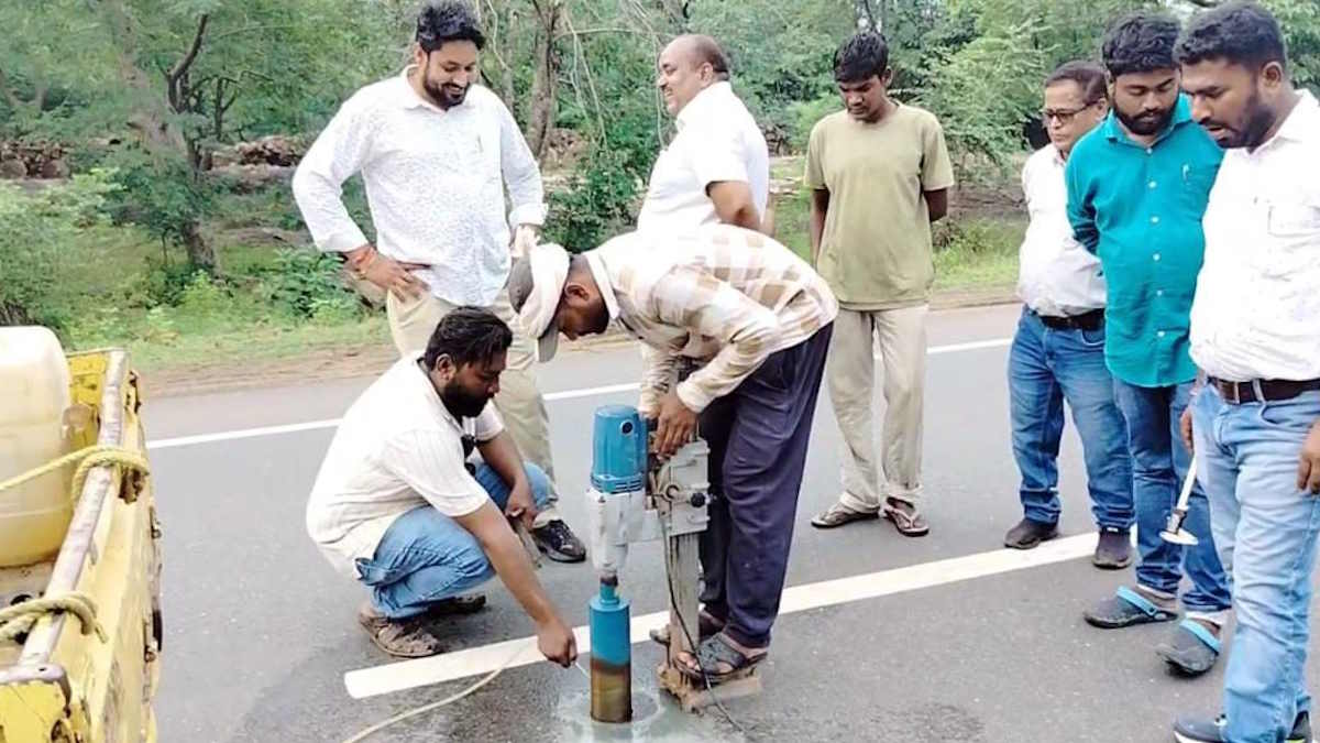 Exclusive: आरटीआई कार्यकर्ता ने की शिकायत, दिल्ली से मिले निर्देश, एनएच 930 की जांच करने पहुंची टीम…