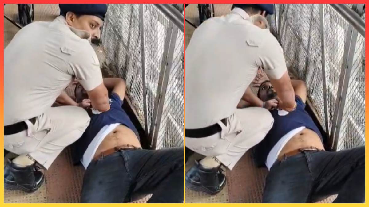 रेलवे स्टेशन में यात्री को आया हार्ट अटैक, देवदूत बनकर पहुंचा RPF जवान, CPR देकर बचाई जान, देखें Video