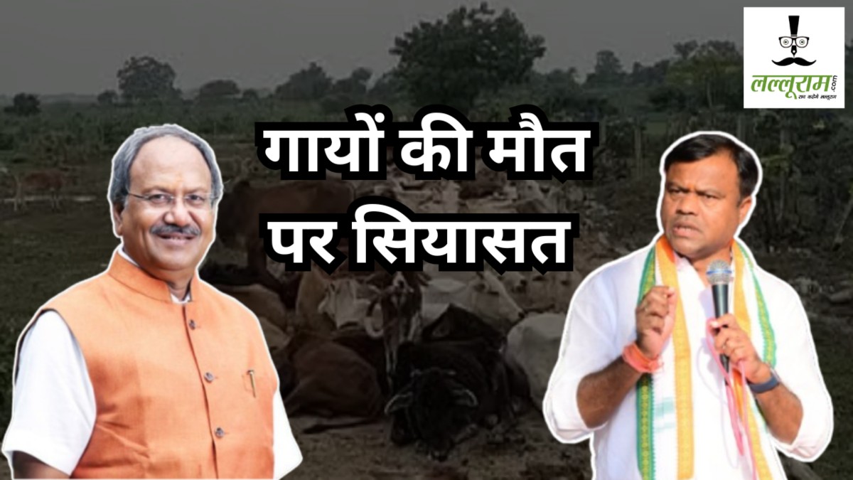 गायों की मौत पर सियासत : PCC चीफ के बयान पर सांसद बृजमोहन अग्रवाल ने किया पलटवार, कहा- गायों के नाम पर कांग्रेस ने मचाई लूट, साय सरकार बना रही नीति