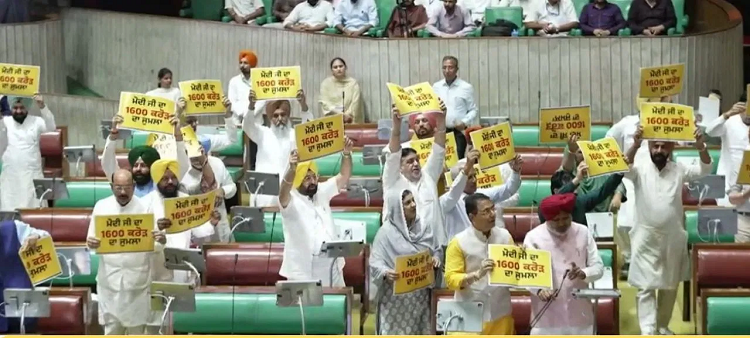 पंजाब विधानसभा के विशेष सत्र में पंजाब बाढ़ का गरमाया मुद्दा
