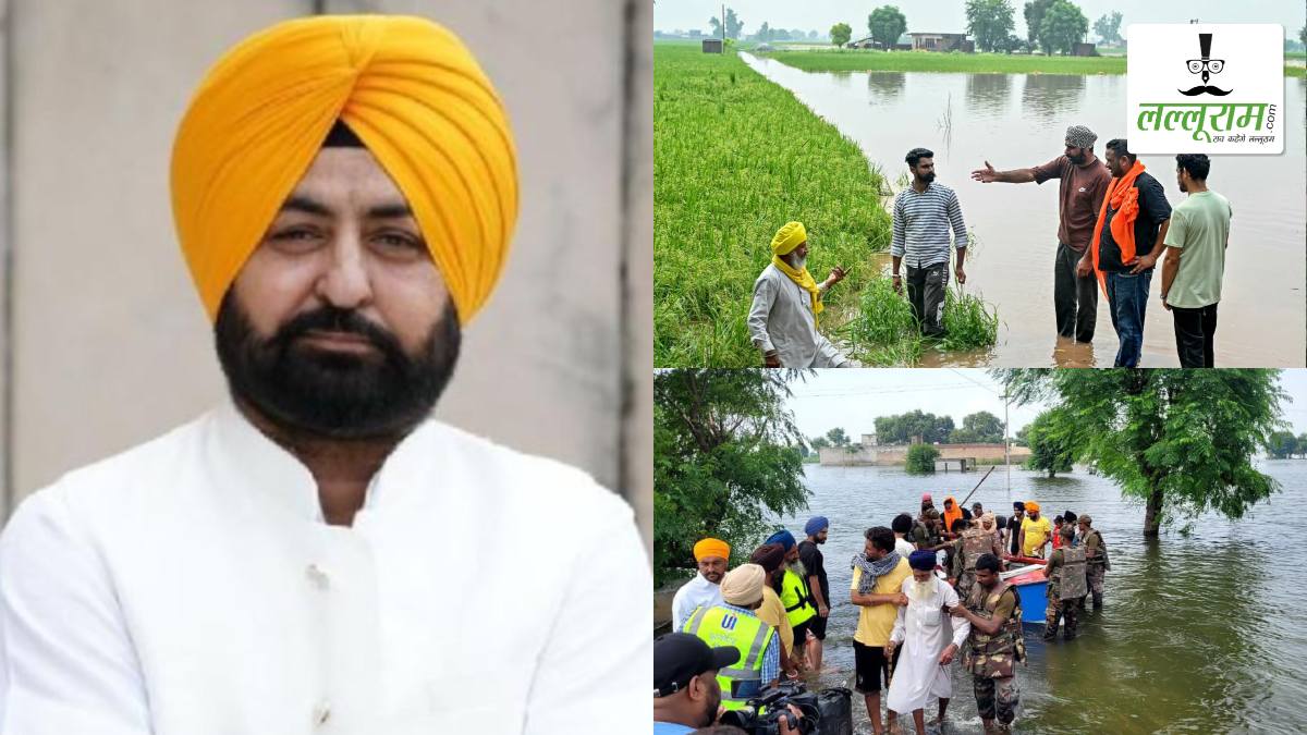 पंजाब में बाढ़ की मार के चलते 1.74 लाख हेक्टेयर फसली रकबे का नुकसान: मंत्री हरदीप सिंह ने दी जानकारी, 22,854 व्यक्ति सुरक्षित निकाले गए, बाढ़ के कारण 3 और जानें गईं
