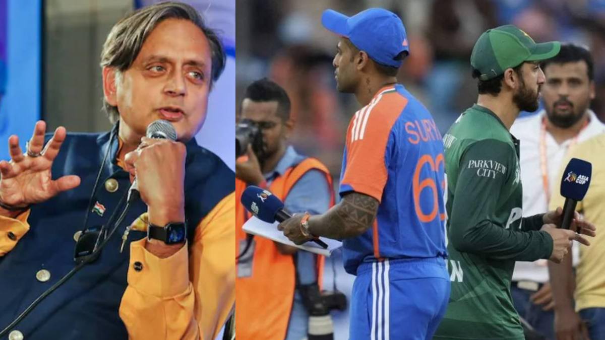 एशिया कप में टीम इंडिया के फैसले को लेकर शशि थरूर ने जताई नाराजगी, कहा– “अगर खेल रहे हैं तो हाथ मिलाना चाहिए”