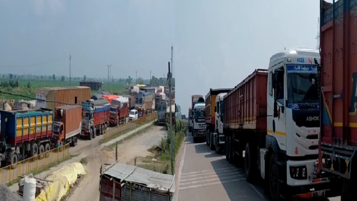 सासाराम NH-19 पर चौथे दिन भी लगा महाजाम, 13 घंटो से फंसे वाहन चालक हुए बेहाल