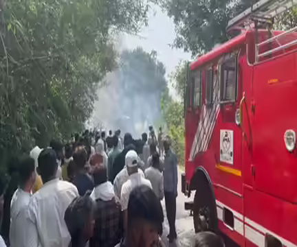 दमकल वाहन की चपेट में आने से युवक की मौत,भाजपा नेता को बचाने के लिए जाते वक्त हुआ हादसा